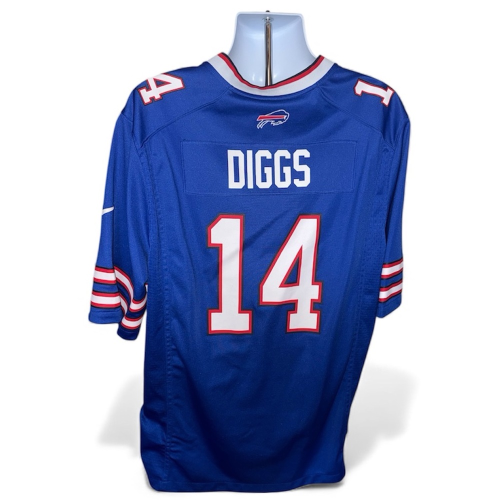 🏈Nike NFL Stefon Diggs #14 Buffalo Bills size XL on field jersey